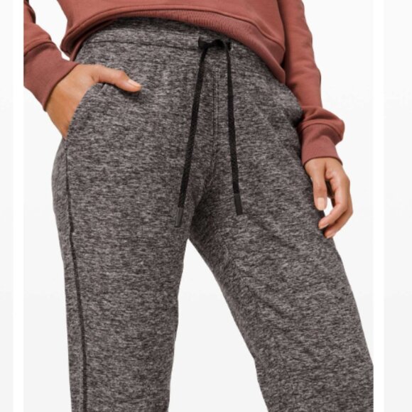 Lululemon Ready to Rulu Fleece Jogger Heathered Black Size 8 - Picture 6 of 16